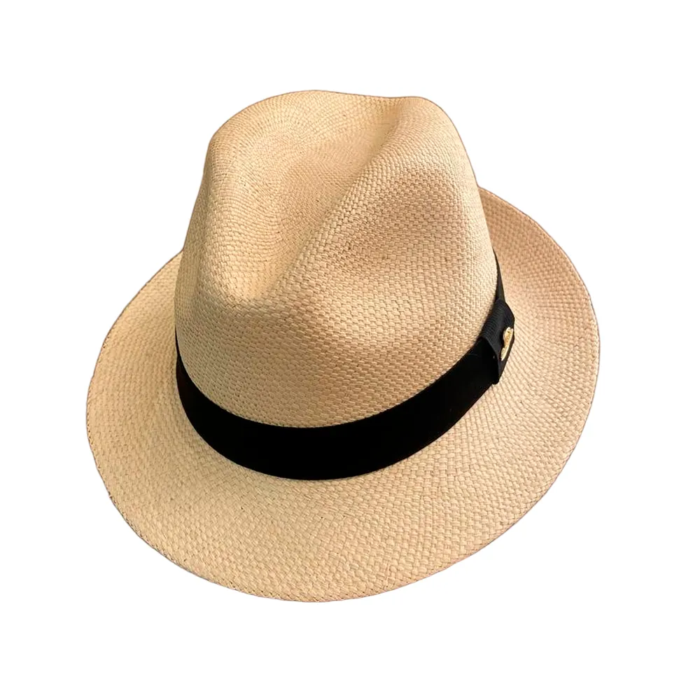 Chapéu Panamá Indiana Fedora Natural
