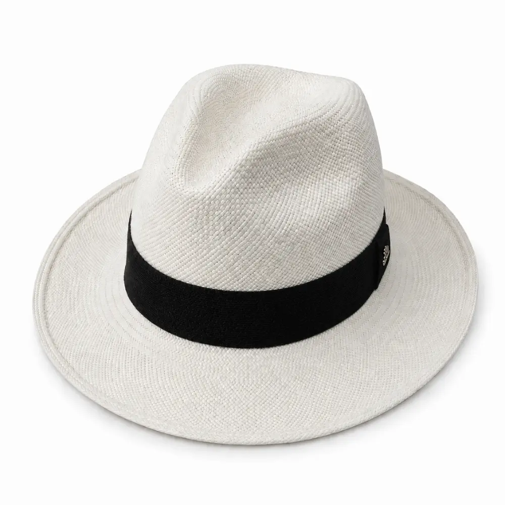 Chapéu Panamá Fino Clássico Branco