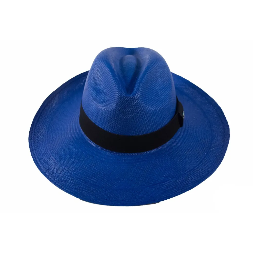 Chapéu Panamá Alon Aba Larga Azul Bic - Imagem 2